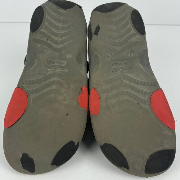 Crocs Kids Sandals Size 4 Gray Croslite Flat Heel Open Toe Ankle Strap - Picture 6 of 6